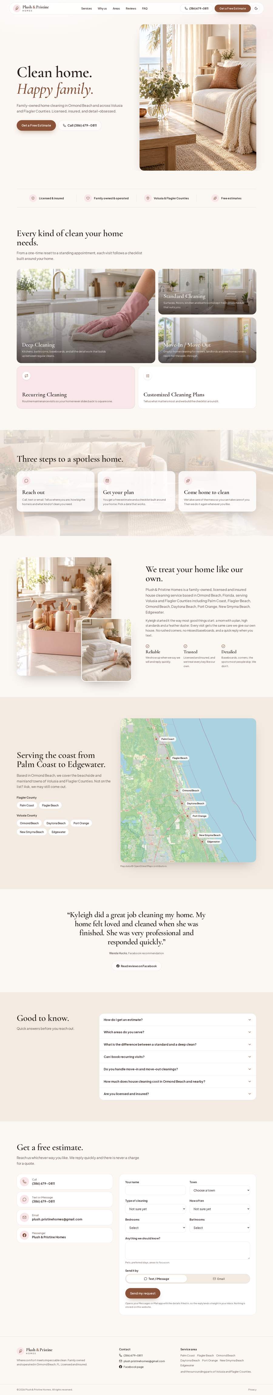The whole new home page, in the same window.