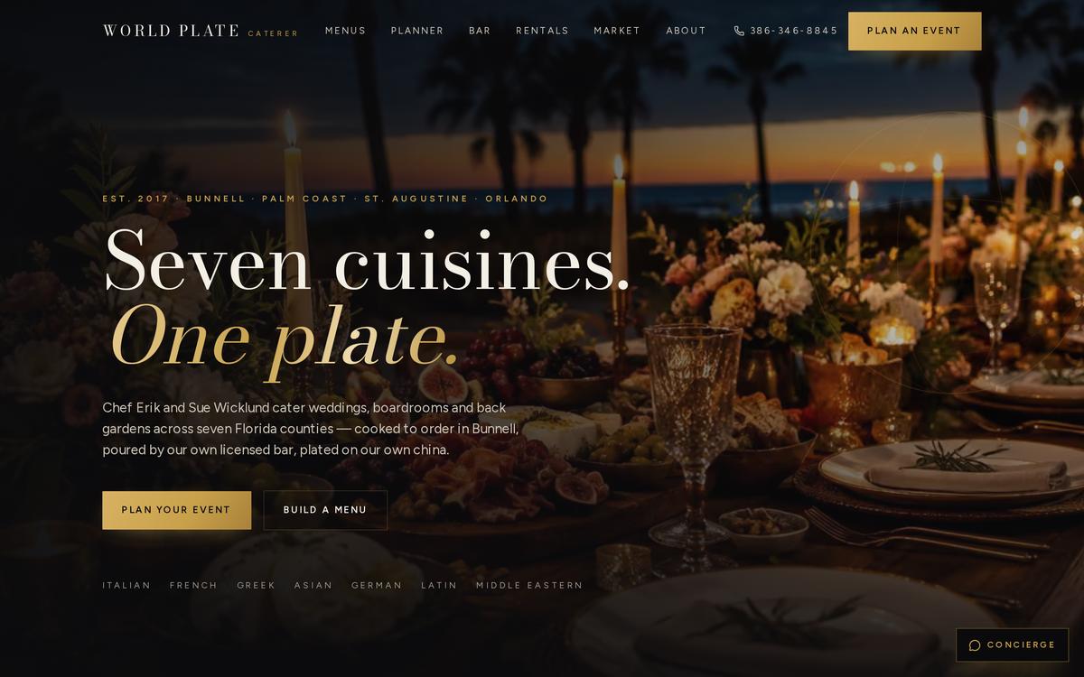 Home page of worldplatefl.sitomat.us